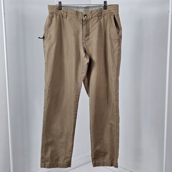 Columbia Men's Khaki Outdoor Hiking Trail Utility Pants | Waist 34 | FLAWS - Picture 2 of 16